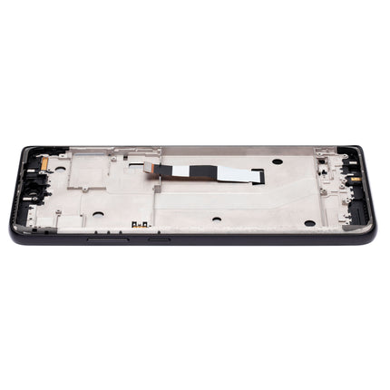 For Motorola One 5G Ace LCD assembly With Frame Black Refurbished (SKU:1563437)