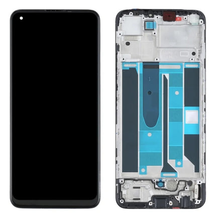 For Realme 8 Pro / OLED assembly With frame / black  (Premium OEM)(SKU:1507492)