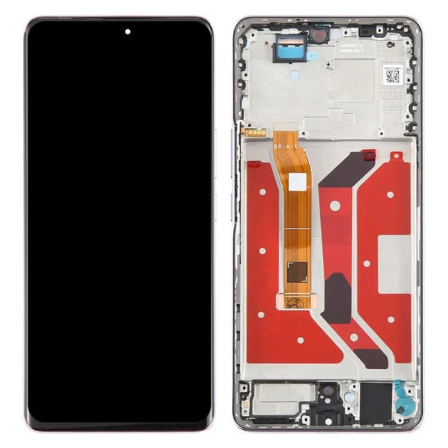 For Honor Magic7 Lite OLED assembly With Frame Purple Premium OEM (SKU:1563040)