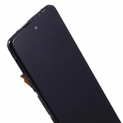 For Infinix smart 8 LCD assembly with Frame Black (SKU:1564309)