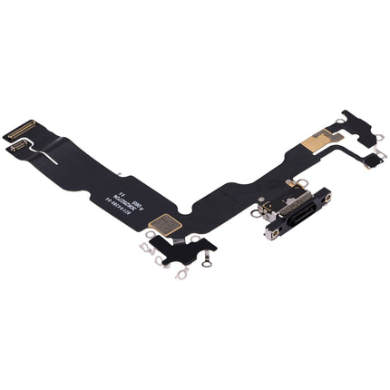 For iPhone 15 Plus Charge Port Flex Cable Black (Refurbished)(SKU:1554748)