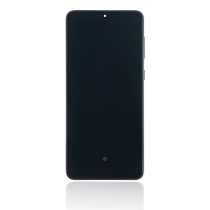 For Samsung Galaxy A33 5G / OLED assembly With frame / black  (Refurbished)(SKU:1554807)