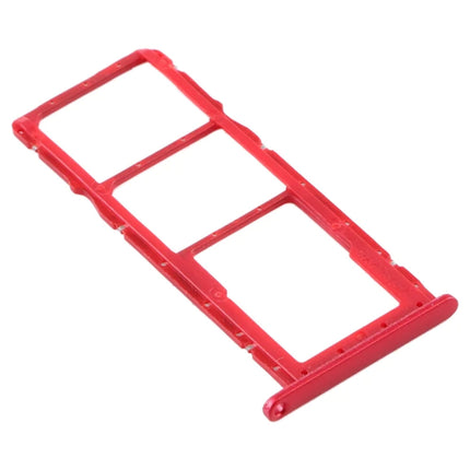 For Huawei Y6 2019 Sim Card Tray/Dual Sim Card Red(Premium OEM)(SKU:1463663)