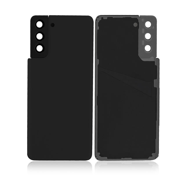 For Samsung Galaxy S21 Plus | Back Cover With Camera Cover(No Logo) | Black(Aftermarket Plus)