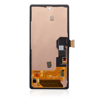 For Google Pixel 6A / OLED assembly With frame / black  (Refurbished)(SKU:1506243)