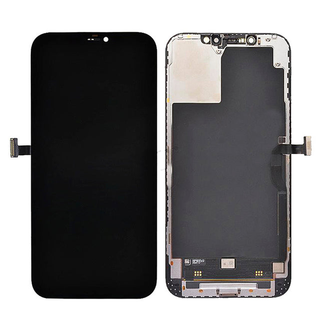 RJ * For iPhone 12 Pro Max | LCD Assembly / incell / IC Removable | Black (Aftermarket) 