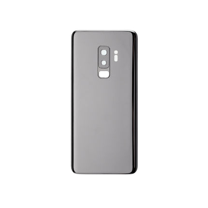 For Samsung Galaxy S9 Plus/G965 Back Cover With Camera Cover(No Logo) Silver(Aftermarket Plus)(SKU:1090782)