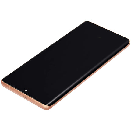 For Motorola Edge 50 5G OLED assembly With Frame Orange Premium OEM (SKU:1563100)