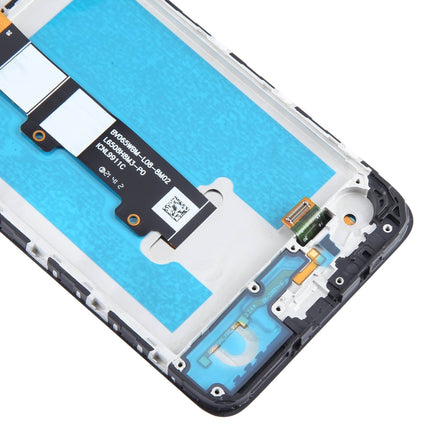 For Motorola E32s LCD Assembly With Frame Black (Refurbished)(SKU:1553642)