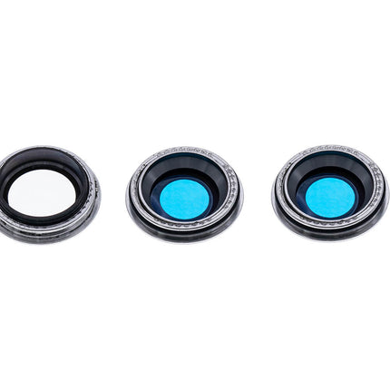 For iPhone 13 Mini Camera Lens With Frame/Sticker White(Premium OEM)(SKU:1481504)