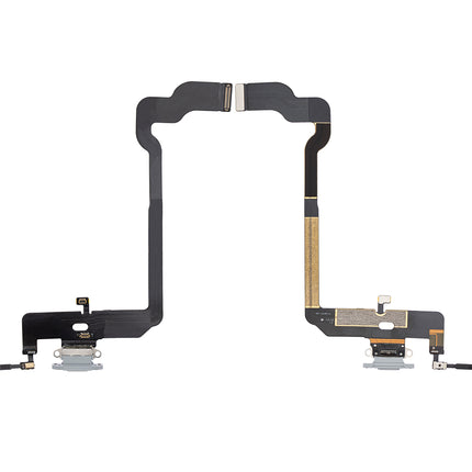 For iPhone Xs Charge Port Flex Cabe White(Aftermarket Plus)(SKU:1091007)