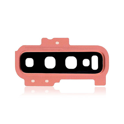 For Samsung Galaxy S10+/G975 Camera Lens With Frame/Sticker Pink(Premium OEM)(SKU:1359204)