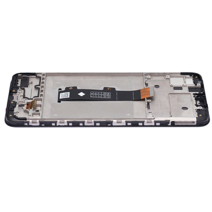 For Motorola E20 LCD Assembly with Frame Black(Refurbished)(SKU:1495272)