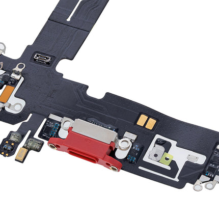 For iPhone 12 Charge Port Flex Cabe Red(Refurbished)(SKU:1479476)