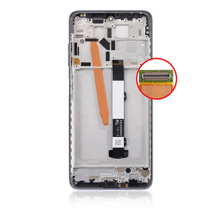 For xiaomi Poco X3 LCD Assembly With Frame Black(Refurbished)(SKU:1420635)