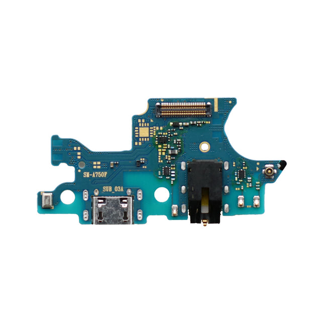 For Samsung Galaxy A7 2018/A750 | Charge Port Flex Cable/Earphone Flex Cable | (Premium OEM)