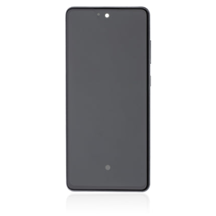 For Samsung Galaxy A72 4G / A725 OLED assembly With frame / black  (Refurbished)(SKU:1484055)