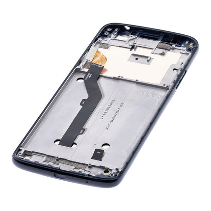 For Motorola G6 Play/E5 LCD Assembly with Frame Black(Refurbished)(SKU:1482744)