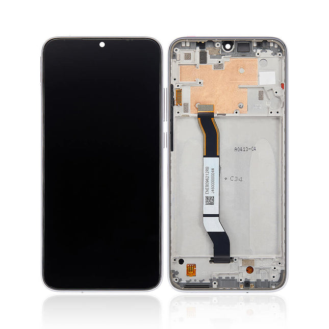 For Xiaomi Redmi Note 8 | LCD Assembly With Frame | Silver(Refurbished)