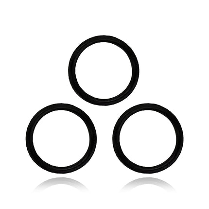 For iPhone 13 pro max | Back camera ring/3pcs | Black(Premium OEM)