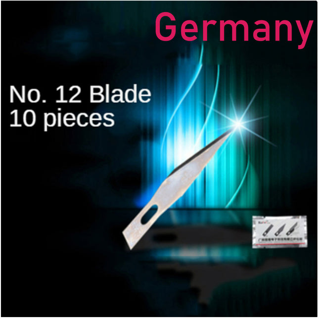 Kaisi 306|Cutter Knife|Carbon Sharp Blade(10PCS/Bag) 12#***DE Wareghouse***