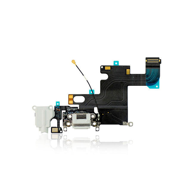 For iPhone 6 | Charge Port Flex Cable/Earphone Flex Cable | Gray(Aftermarket)