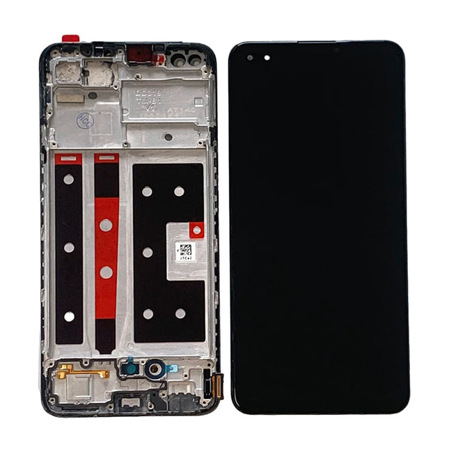 For OPPO Reno4 Lite | LCD Assembly with Frame | Black(Refurbished)