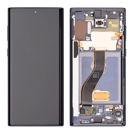 For Samsung Galaxy Note 10/N970F | LCD Assembly With Frame | Black(Refurbished)