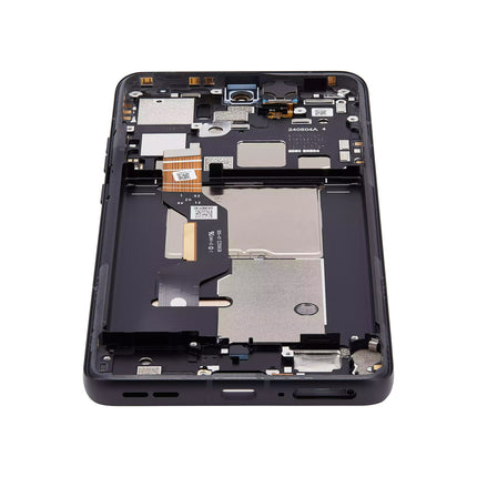 For Motorola Edge 50 pro OLED assembly With Frame Black Premium OEM (SKU:1563099)