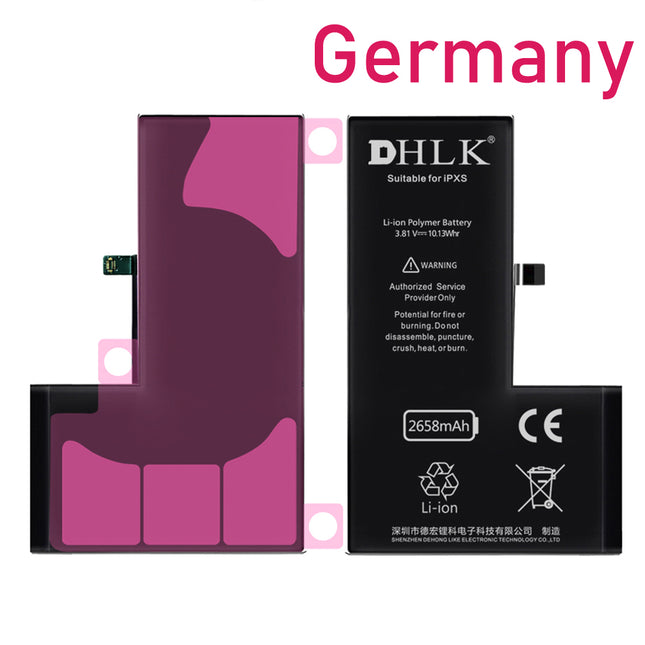 DHLK for iPhone XS | Battery with sticker Standard Capacity 2658mAh ***DE warehouse***