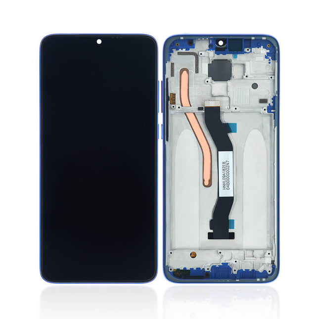 For Xiaomi Redmi Note 8 Pro | LCD Assembly With Frame/Single Card | Blue(Refurbished)