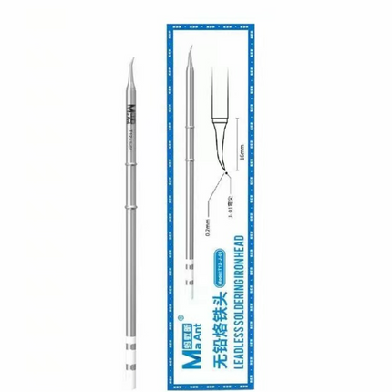 Ma-Ant lead-free soldering iron head|T12-J-01 Curved tip***DE Warehouse***(SKU:1499343)