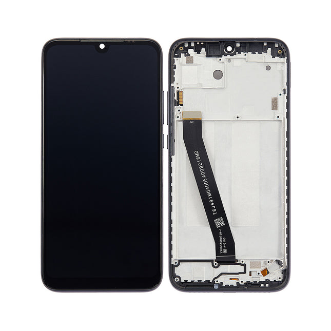 For Xiaomi Redmi 7A | LCD Assembly With Frame(No Logo) | Black(Refurbished)