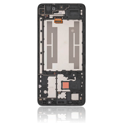 For Samsung Galaxy A01 Core/A013 LCD Assembly With Frame Black(Refurbished)(SKU:1475431)