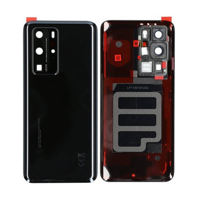 For Huawei P40 Pro | Back Cover With Camera Cover | Black(Aftermarket Plus)