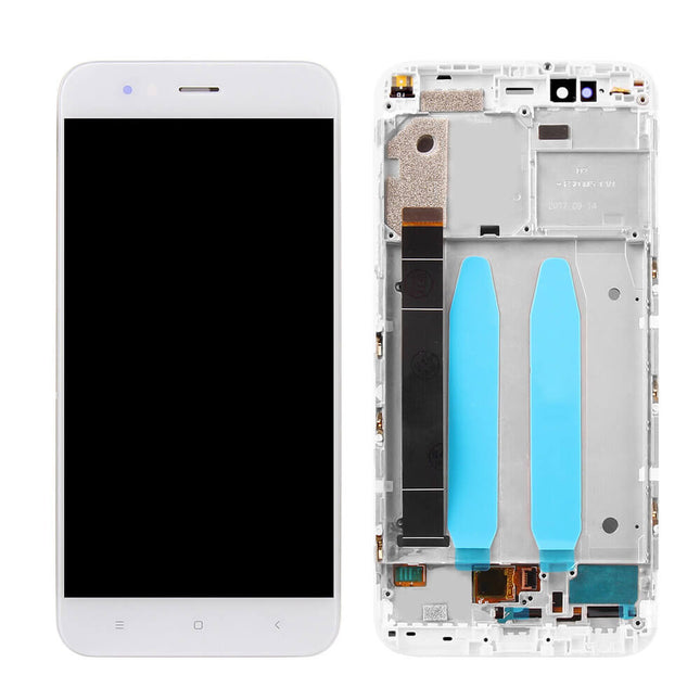 For xiaomi 5X/Mi A1 | LCD Assembly With Frame/light flex | White(Refurbished)