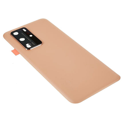 For Huawei P40 Pro Back Cover With Camera Cover Gold(Aftermarket Plus)(SKU:1480802)
