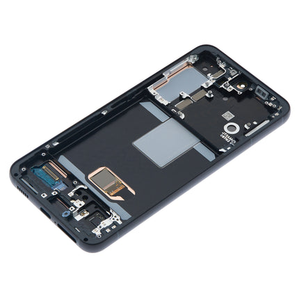 For Samsung Galaxy S22 5G China edition / F version / TS 5G OLED Assembly With frame / black  (Aftermarket Plus)(SKU:1559504)