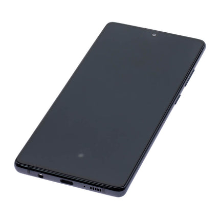 For Samsung Galaxy A71 5G/A716 LCD Assembly OLED With Frame/F version Black(Aftermarket Plus)(SKU:1507566)