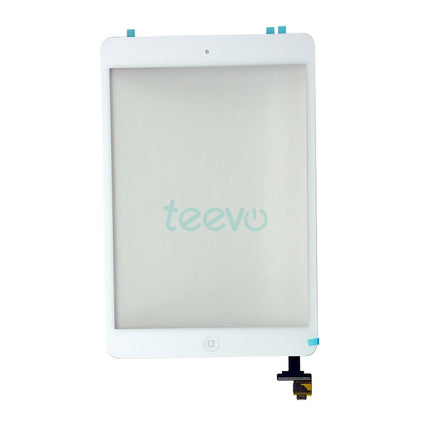 For iPad Mini 1/Mini 2 | Touch/Digitizer Assembly with small components | White(Aftermarket Plus)