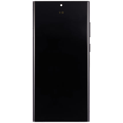 For Samsung Galaxy S22 Ultra 5G U edition 5G / OLED assembly With frame / black  (Refurbished)(SKU:1502305)