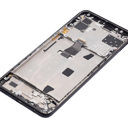 For Huawei P40 Lite 5G LCD Assembly With Frame Black(Refurbished)(SKU:1481763)