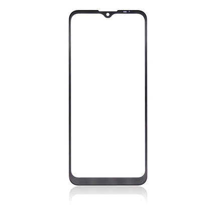 For Motorola G9 Play Front Glass Lens With OCA Black(Aftermarket Plus)(SKU:1494491)