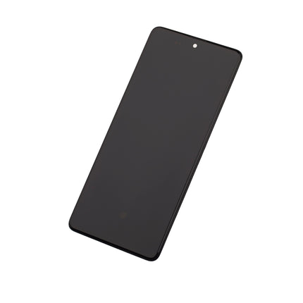 For Samsung Galaxy A71/A715 4G / OLED assembly With frame / black  (Refurbished)(SKU:1479502)