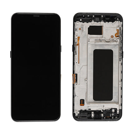 For Samsung Galaxy S8 Plus/G955 LCD Assembly With Frame /OLED | Black(Aftermarket Plus)