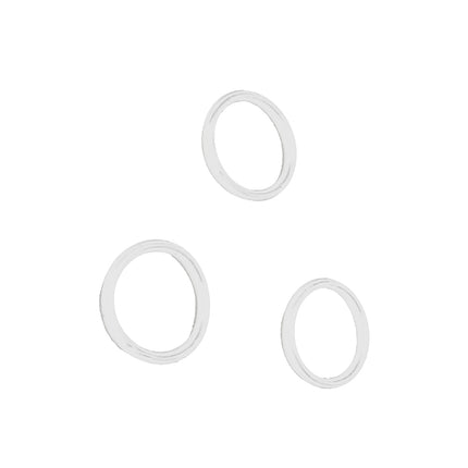 For iPhone 12 Pro max Back camera ring/3pcs White(Premium OEM)(SKU:1477649)