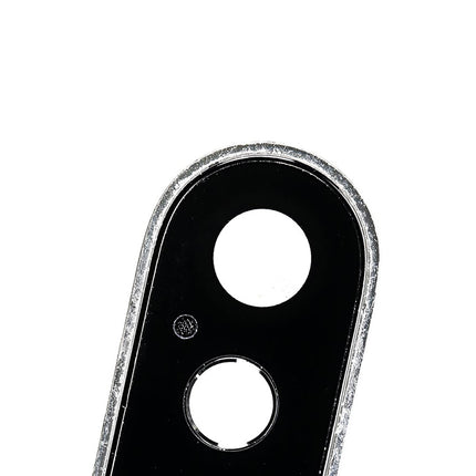 For iPhone Xs max Camera Lens With Frame/Sticker White(Premium OEM)(SKU:1091365)