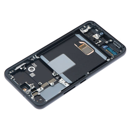 For Samsung Galaxy S22 5G China edition / F version / TS 5G OLED Assembly With frame / black  (Aftermarket Plus)(SKU:1559504)