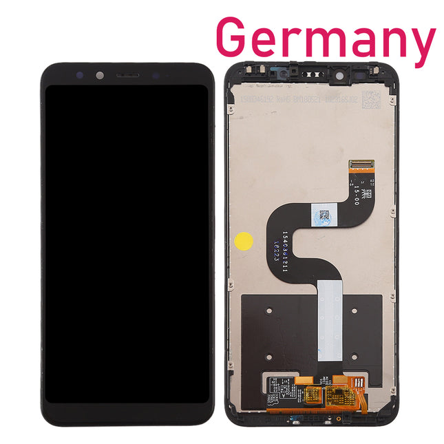 For Xiaomi Mi 6X LCD Assembly With Frame / A2 | Black (Refurbished)***DE Warehouse***