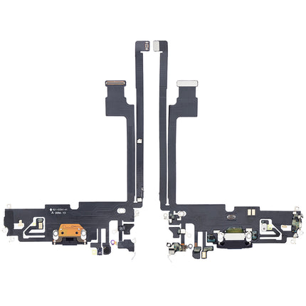For iPhone 12 Pro max Charge Port Flex Cabe Black(Refurbished)(SKU:1479356)